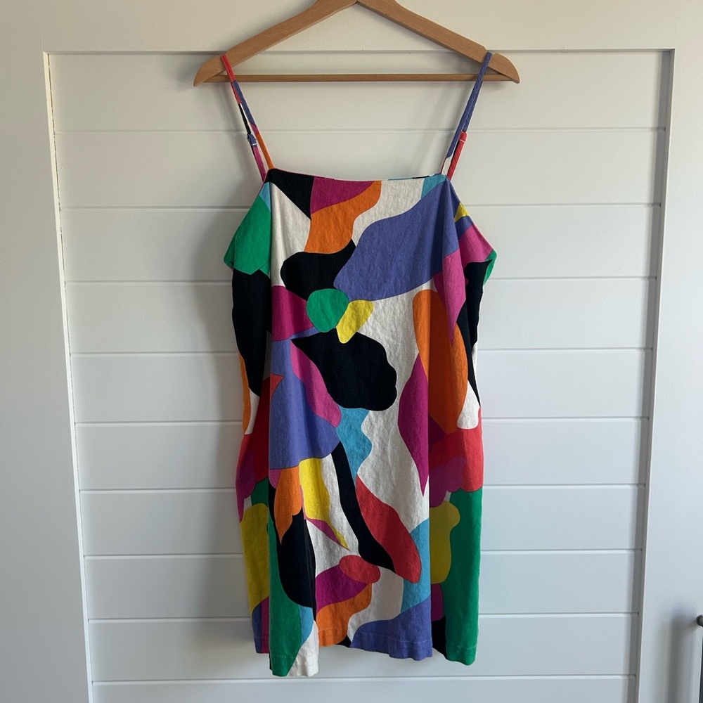 a new day Colorful Abstract Mini Dress Size M